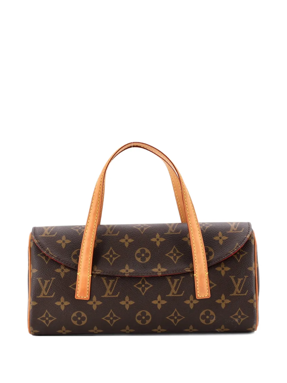 Louis Vuitton Pre-Owned Sonatine Handbag Monogram Canvas satchel - Marrone