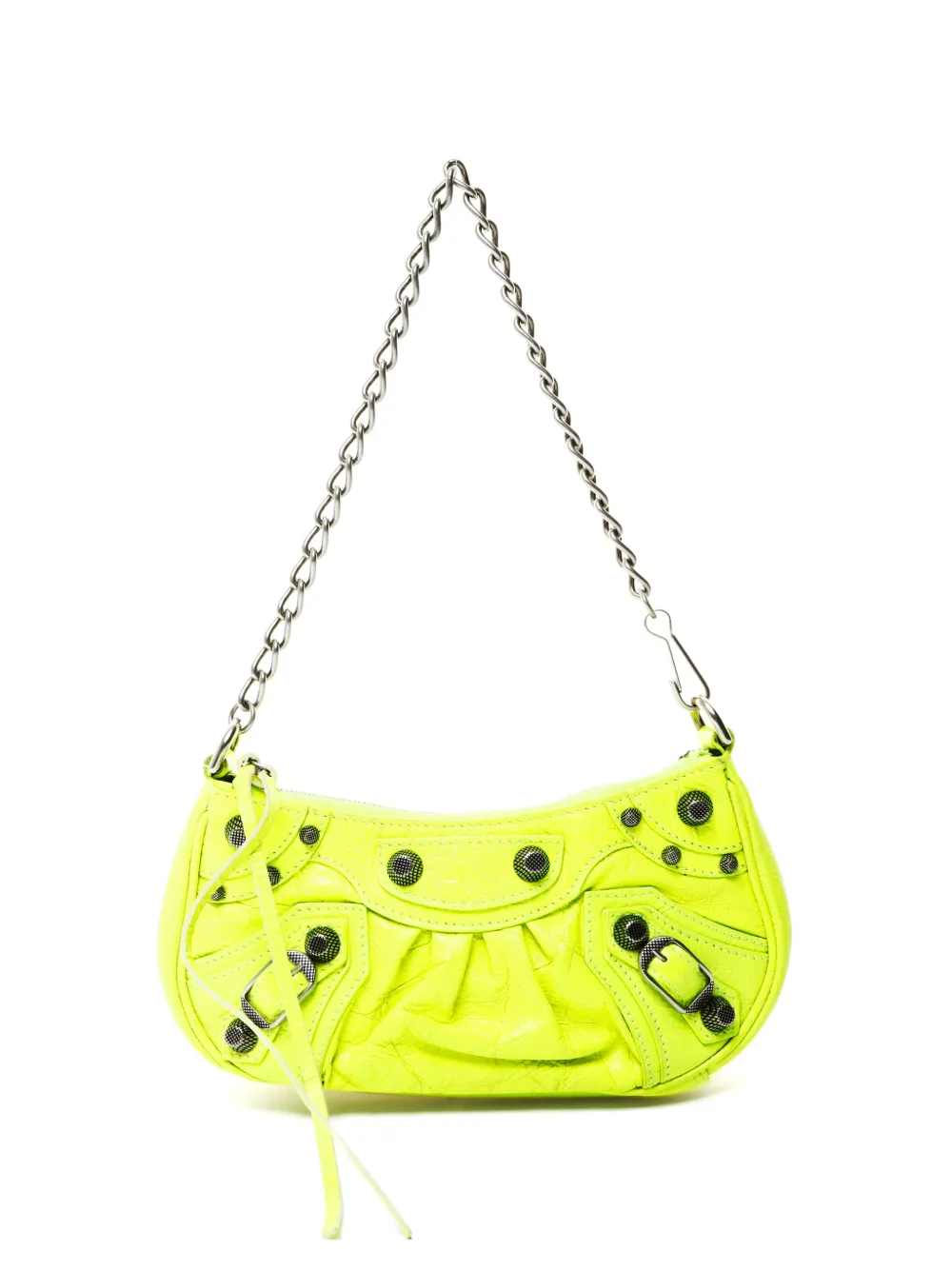 Balenciaga Pre-Owned 2015-2025 Le Cagole studs chain shoulder bag - Giallo