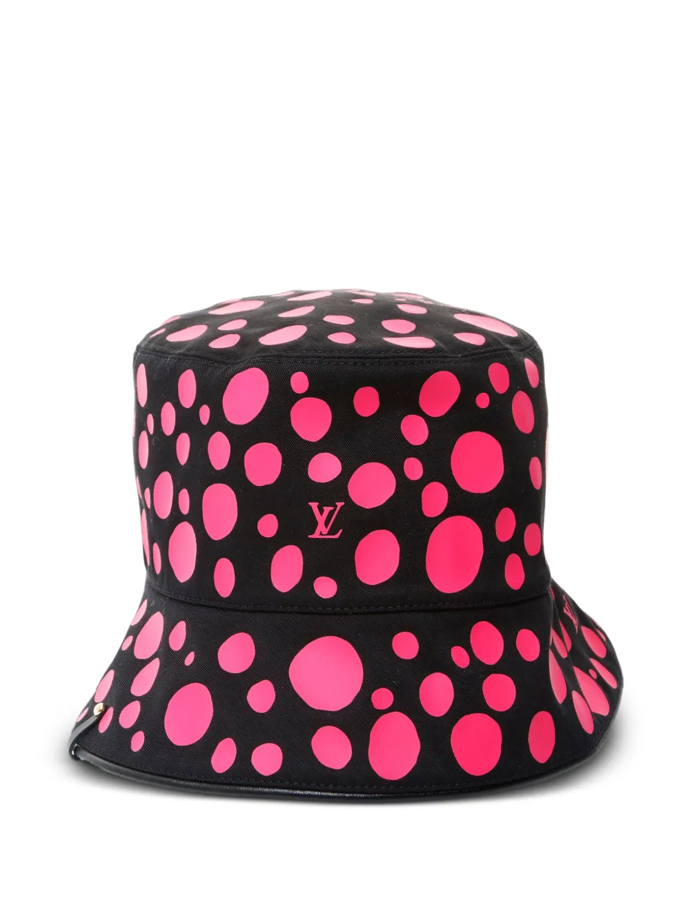 Louis Vuitton Pre-Owned x Yayoi Kusama 2015-2025 reversible polka-dot bucket hat - Nero