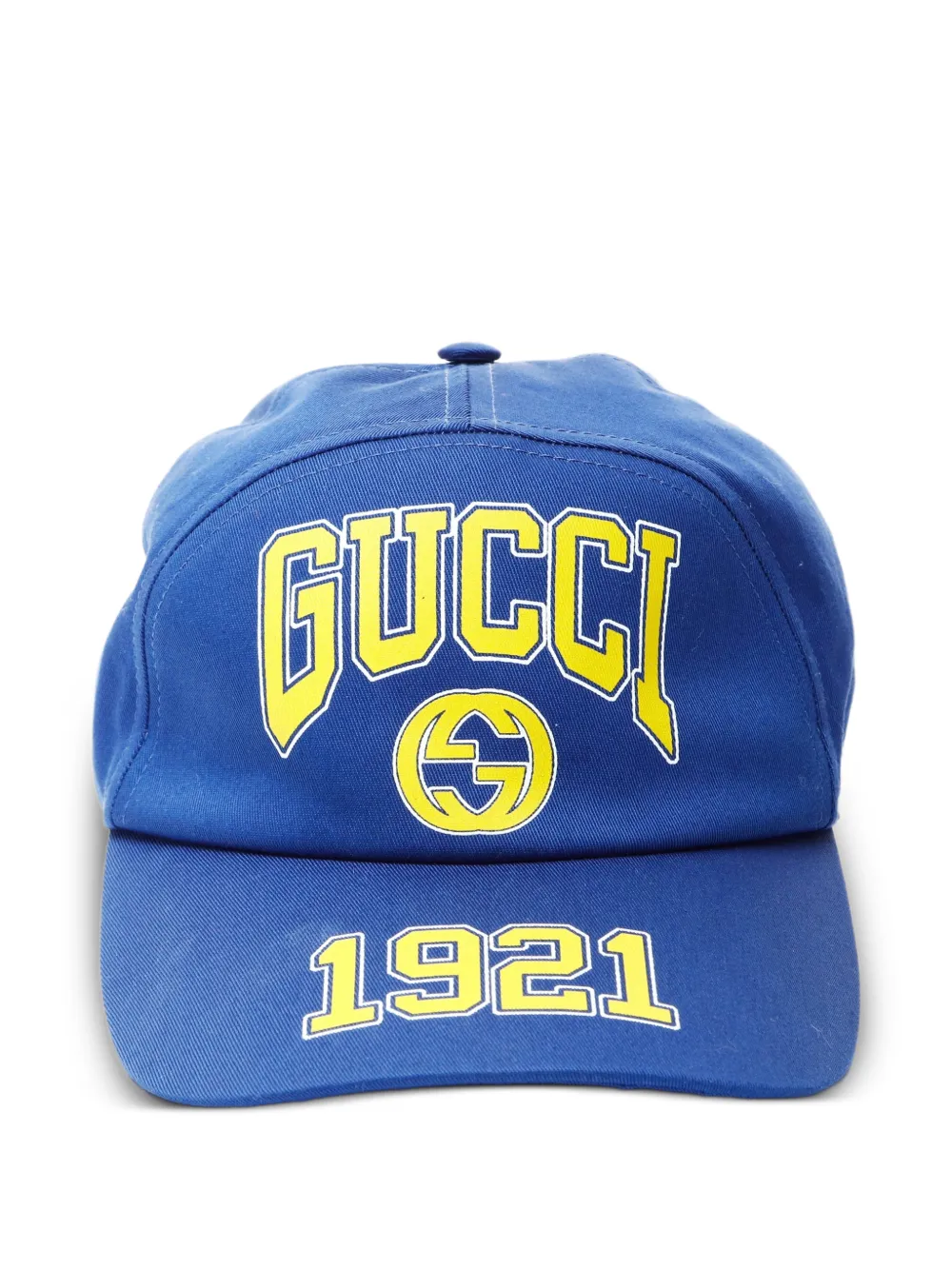 Gucci Pre-Owned 2024 logo baseball cap - Blu
