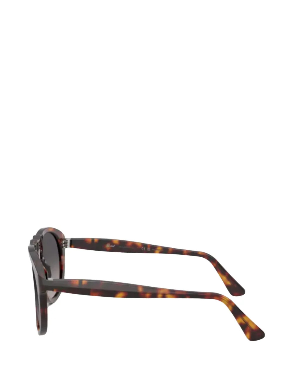 Persol Zonnebril met rond montuur Bruin