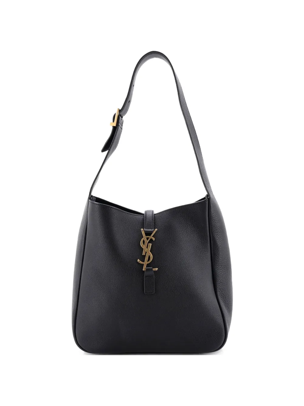 Saint Laurent Pre-Owned Le 5 a 7 Supple Leather Small hobo bag - Nero