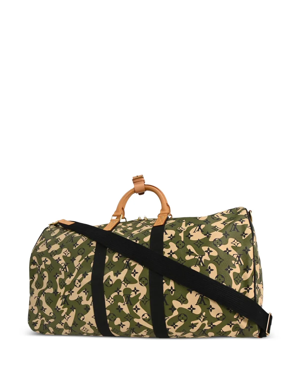 Louis Vuitton Pre-Owned 2008 x Takashi Murakami 55 Keepall Bandouliere travel bag - Verde