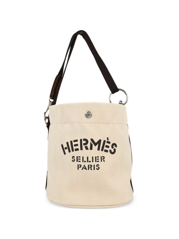Hermès Pre-owned 2009 Sac De Pansage Bucket Bag in Neutrals