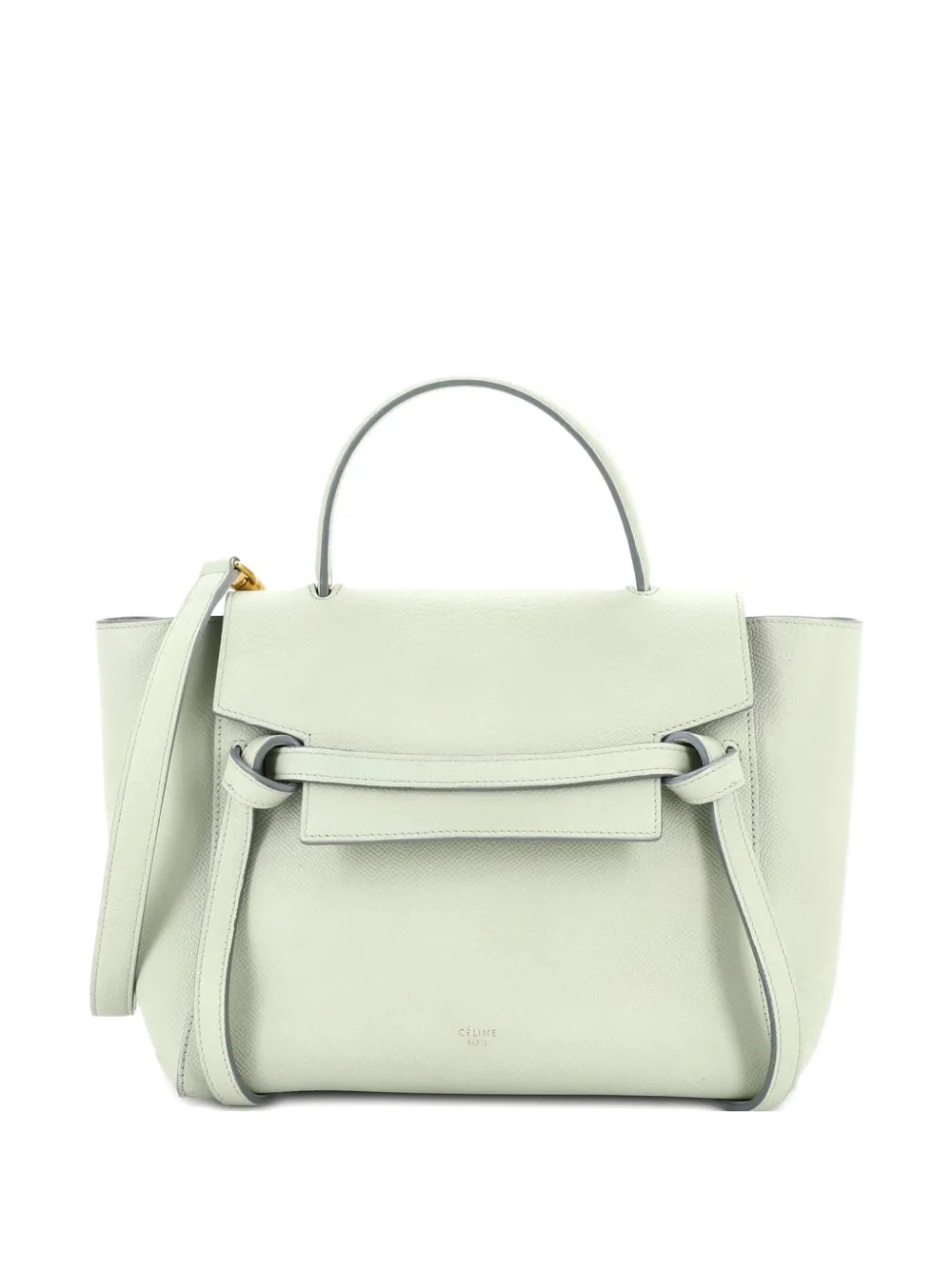 Celine Pre-Owned Belt Bag Textured Leather Micro satchel - Verde