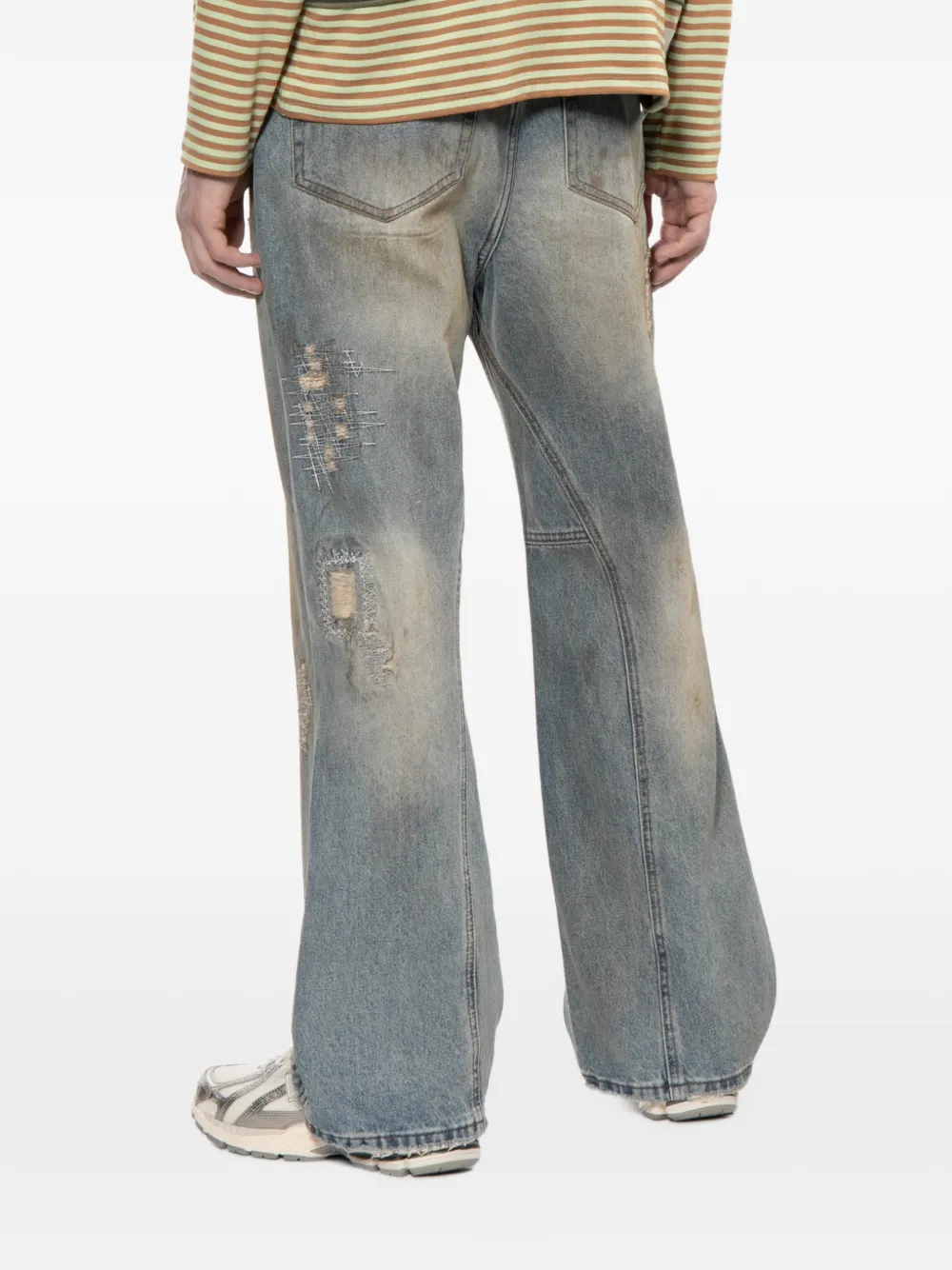 Andersson Bell Ruimvallende jeans Blauw