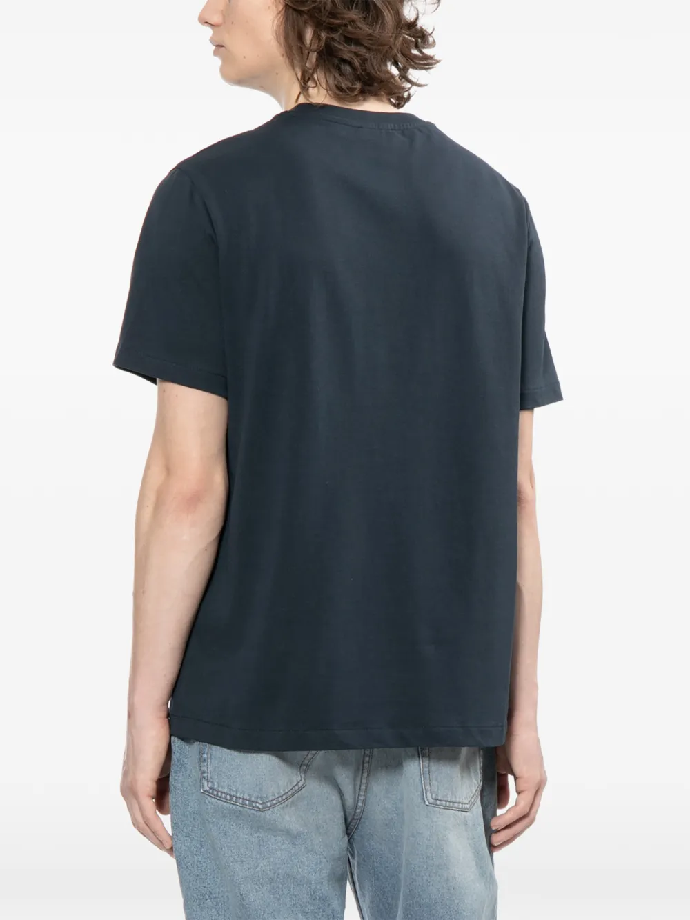 A.P.C. T-shirt met logoprint Grijs