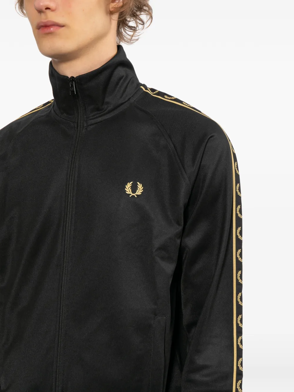 Logo Tape Long-Sleeved Jacket