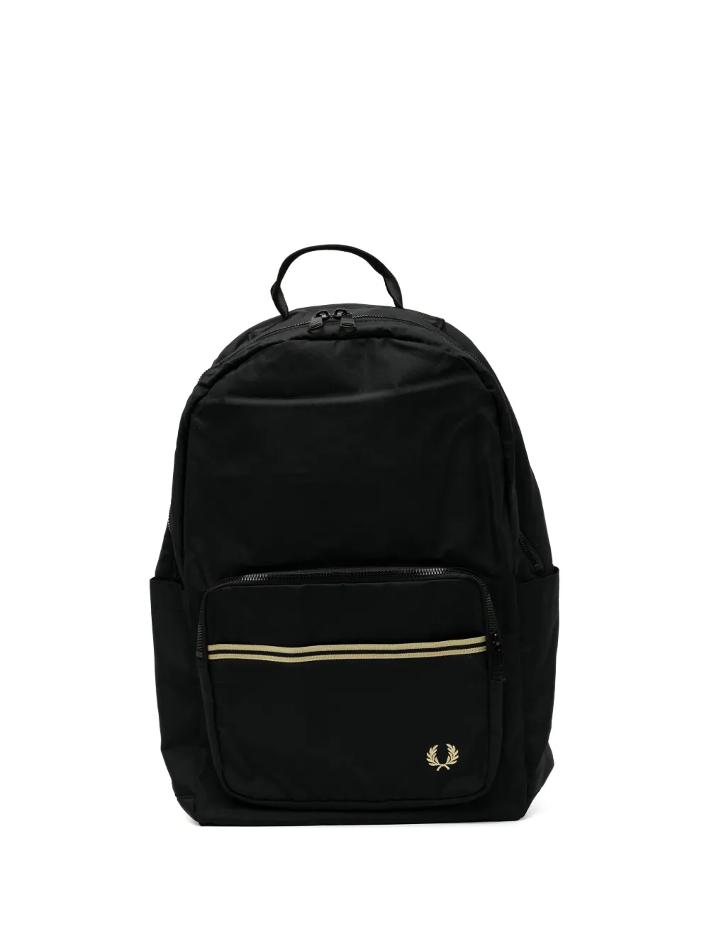 Fred Perry Zaino con dettaglio a righe - Nero