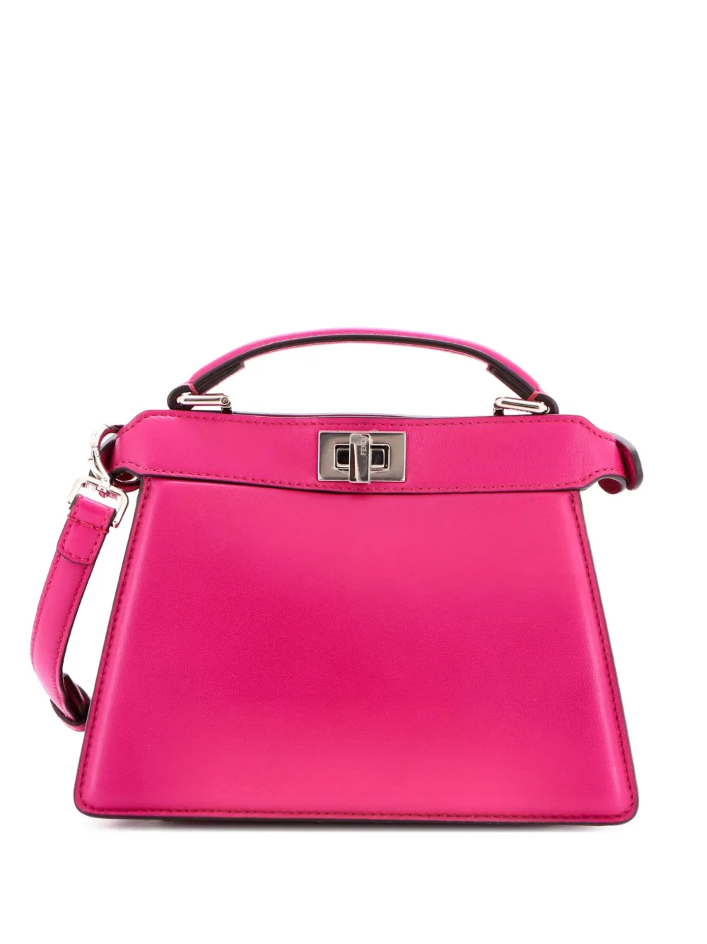 Fendi Pre-Owned Peekaboo ISeeU Bag Leather Petite crossbody bag - Viola