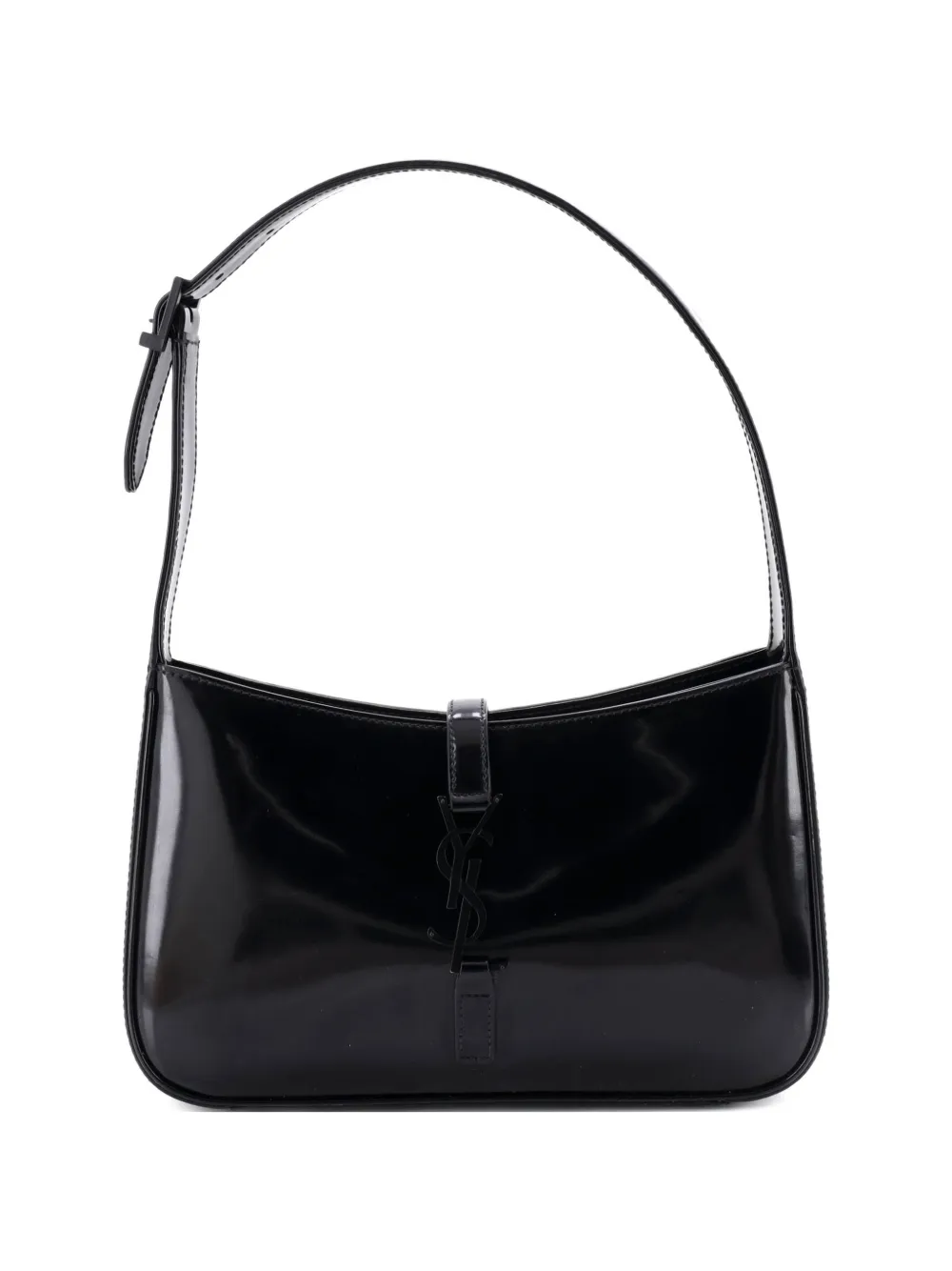 Saint Laurent Pre-Owned Le 5 a 7 Patent Small hobo bag - Nero