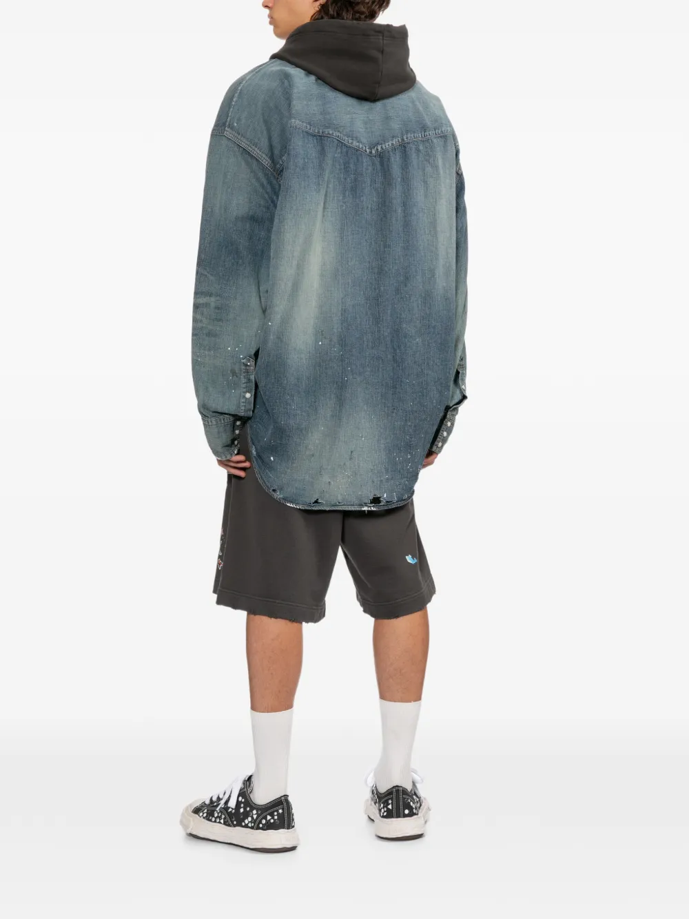 Maison MIHARA YASUHIRO Hoodie met print Grijs