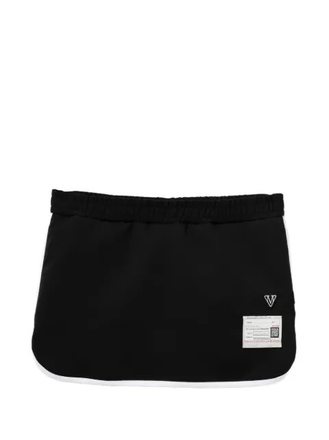 Maison MIHARA YASUHIRO — logo-patch skort