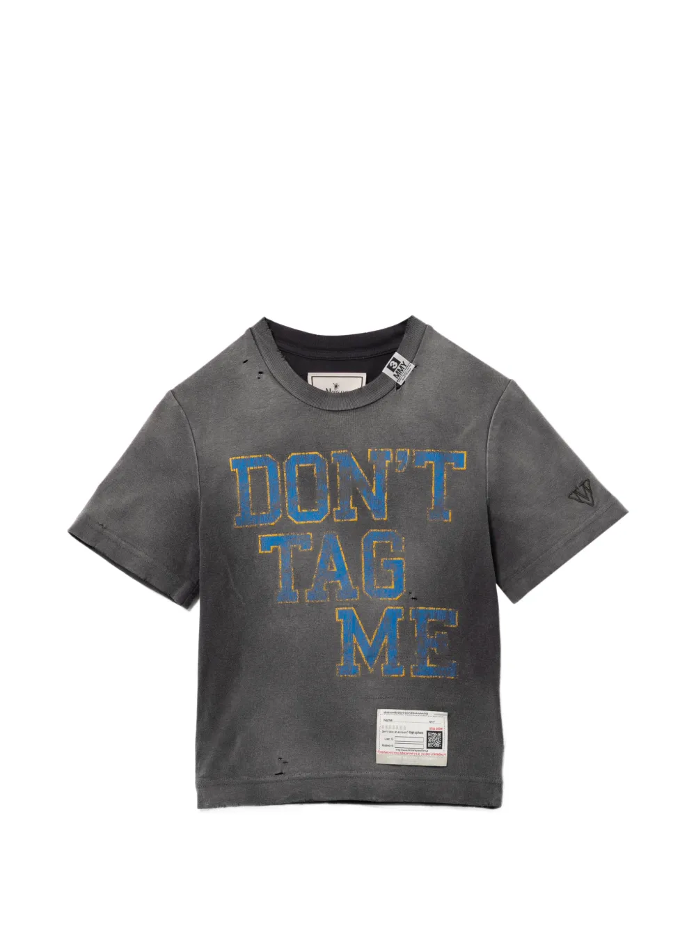Maison MIHARA YASUHIRO graphic-print T-shirt - Grigio
