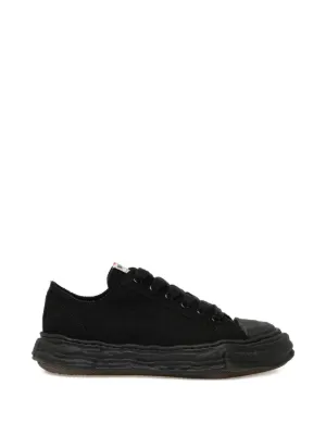 Maison MIHARA YASUHIRO Hank OG Sole Leather Sneakers | Black