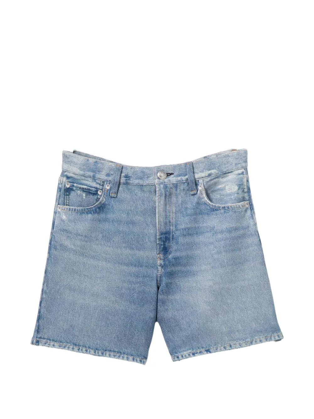 Rag & Bone Miramar Kaia Shorts In Metallic