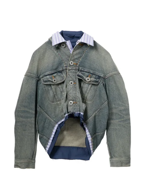 Maison MIHARA YASUHIRO layered denim jacket