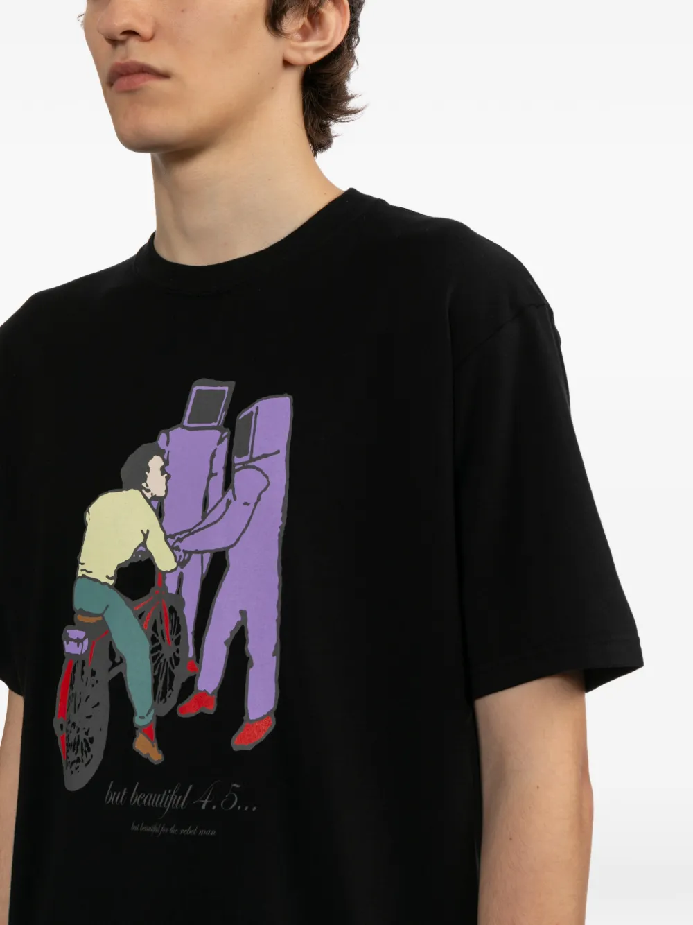 Undercover T-shirt met grafische print Zwart