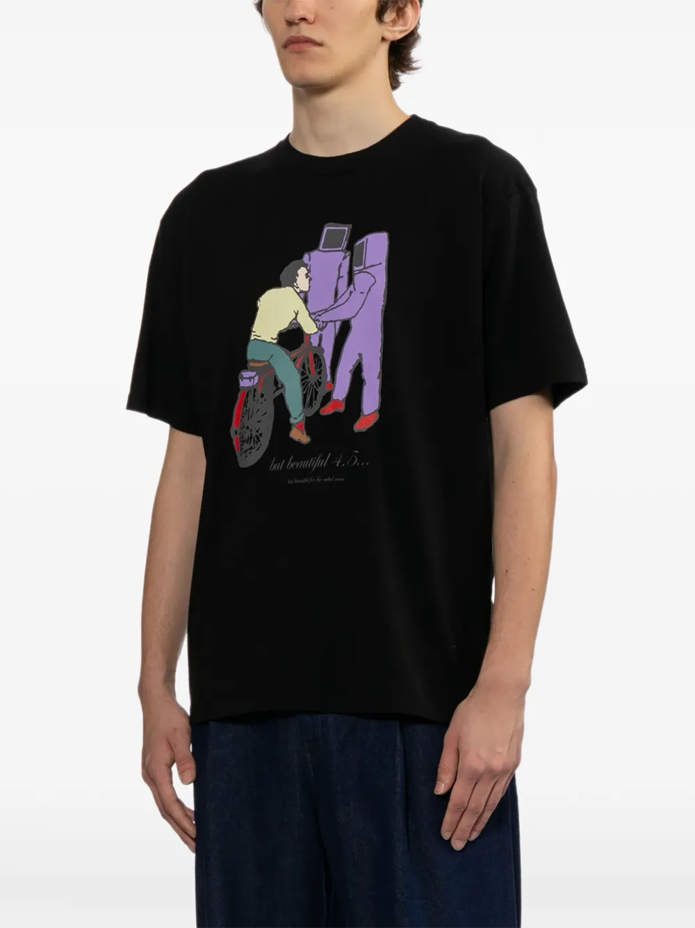 Undercover T-shirt met grafische print Zwart