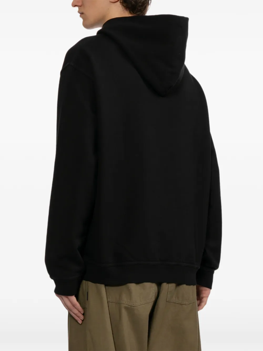 Maison Margiela Hoodie met borduurwerk Zwart