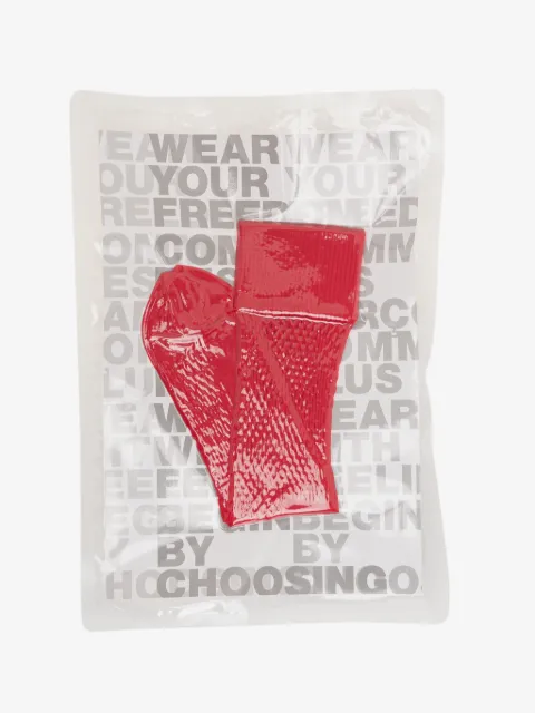 Comme des Garçons Homme Plus calcetines elásticos con abertura