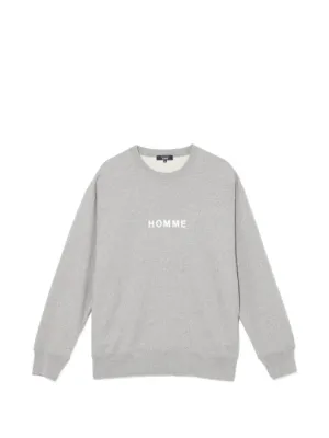 Jil Sander Logo Cotton Sweatshirt | Grey | FARFETCH
