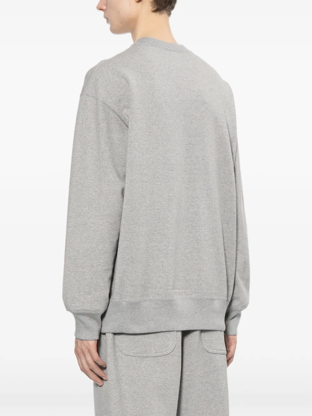 Comme des Garçons Homme Sweater met logoprint Grijs