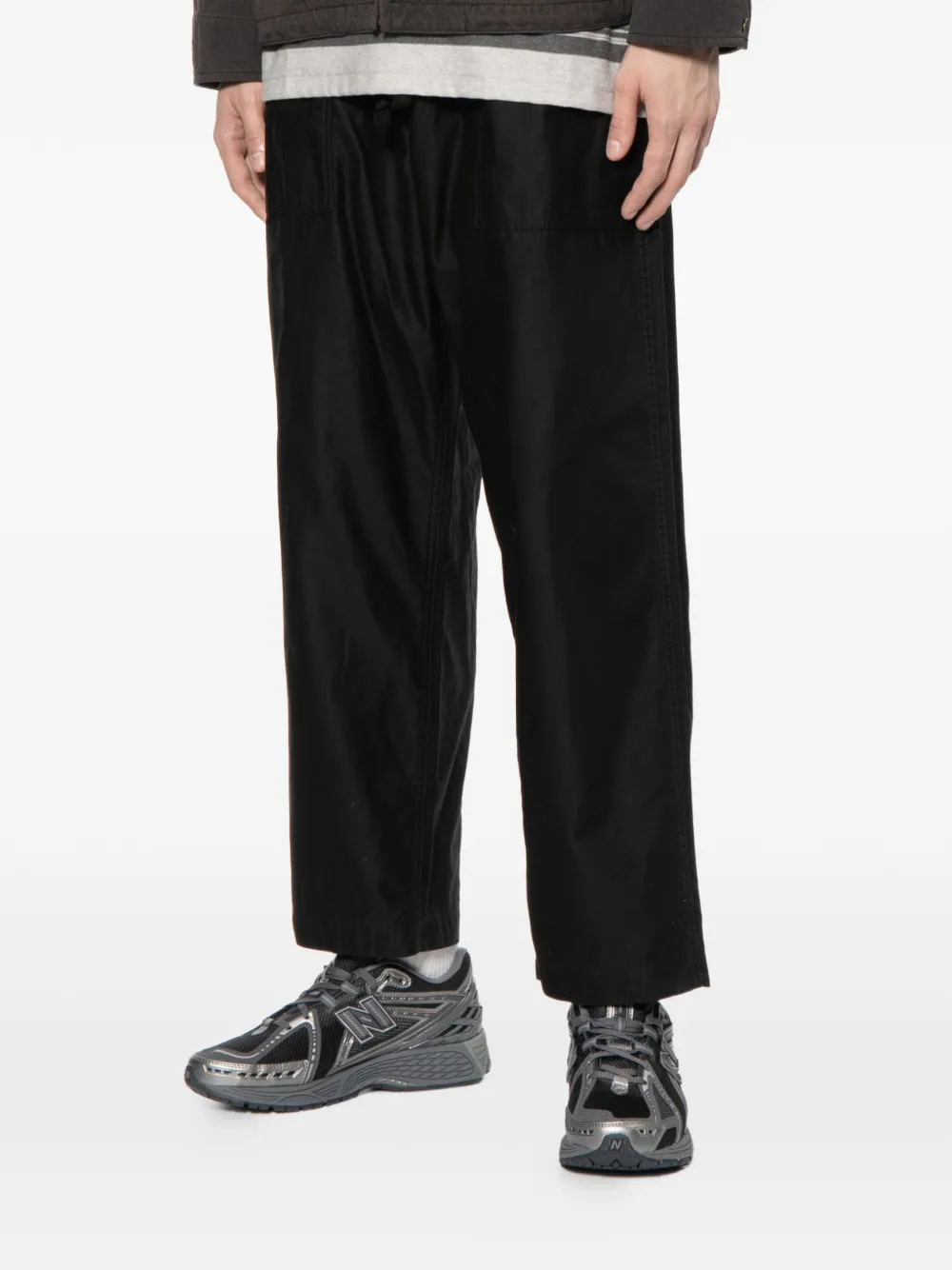  Comme Des Garçons Homme Satin Trousers - Black 