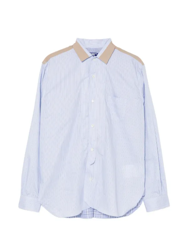 Junya Watanabe MAN ストライプ シャツ | ブルー | FARFETCH JP