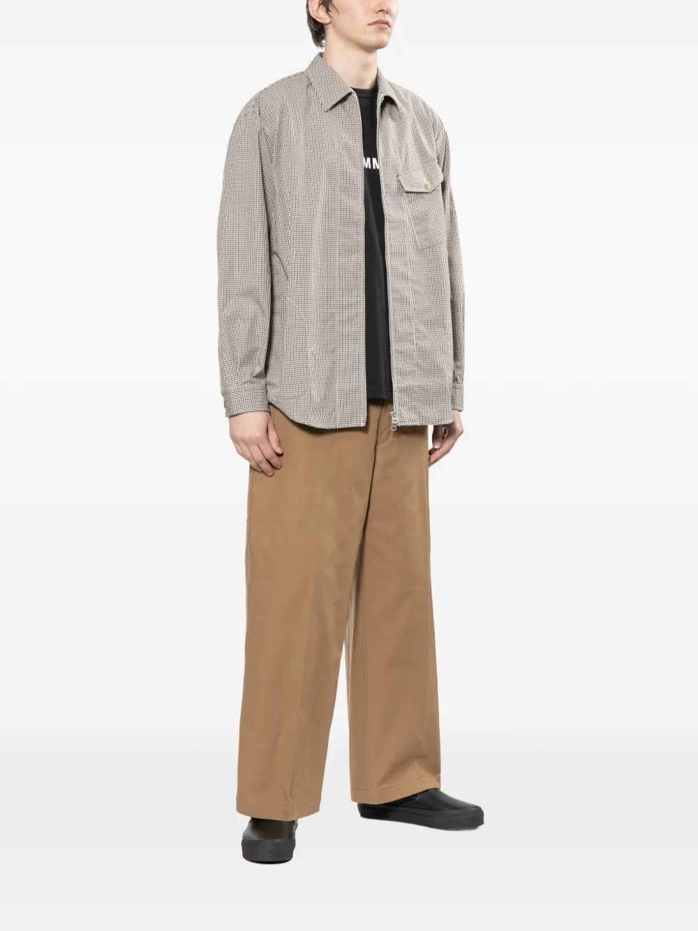 Comme des Garçons Homme Katoenen broek Bruin