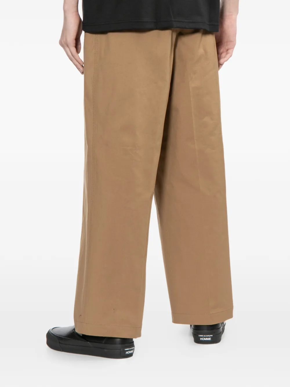 Comme des Garçons Homme Katoenen broek Bruin
