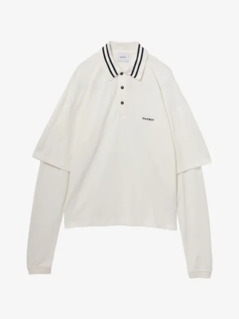 Halfboy pikétröja med dubbel ärm