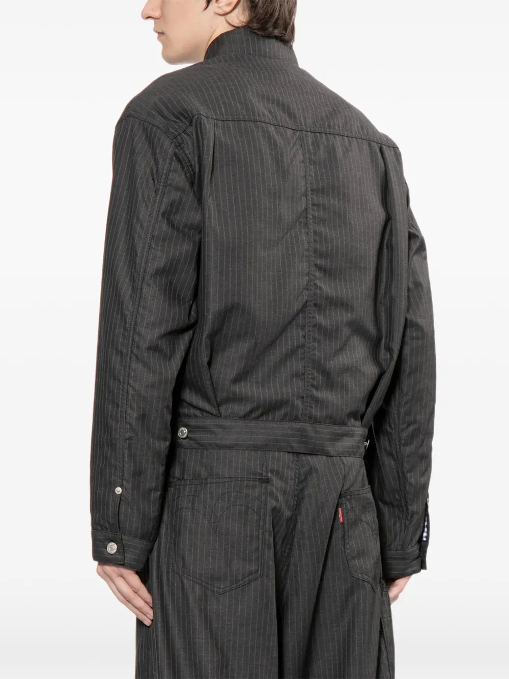 Junya Watanabe MAN x Levi's shirtjack met krijtstreep Grijs