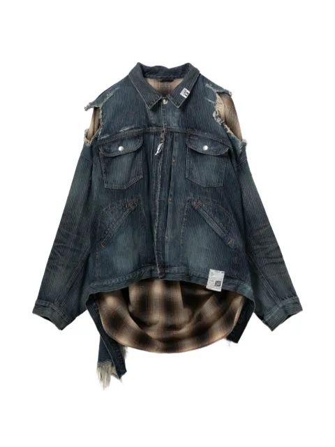 Maison MIHARA YASUHIRO Jacke im Distressed-Look