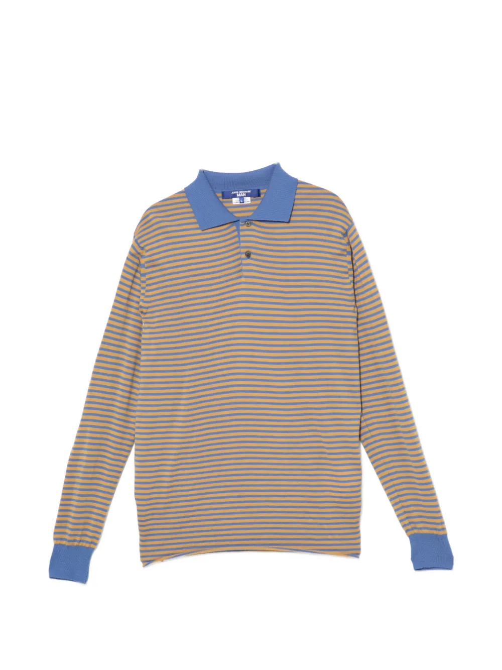 Junya Watanabe MAN Polo a righe - Giallo
