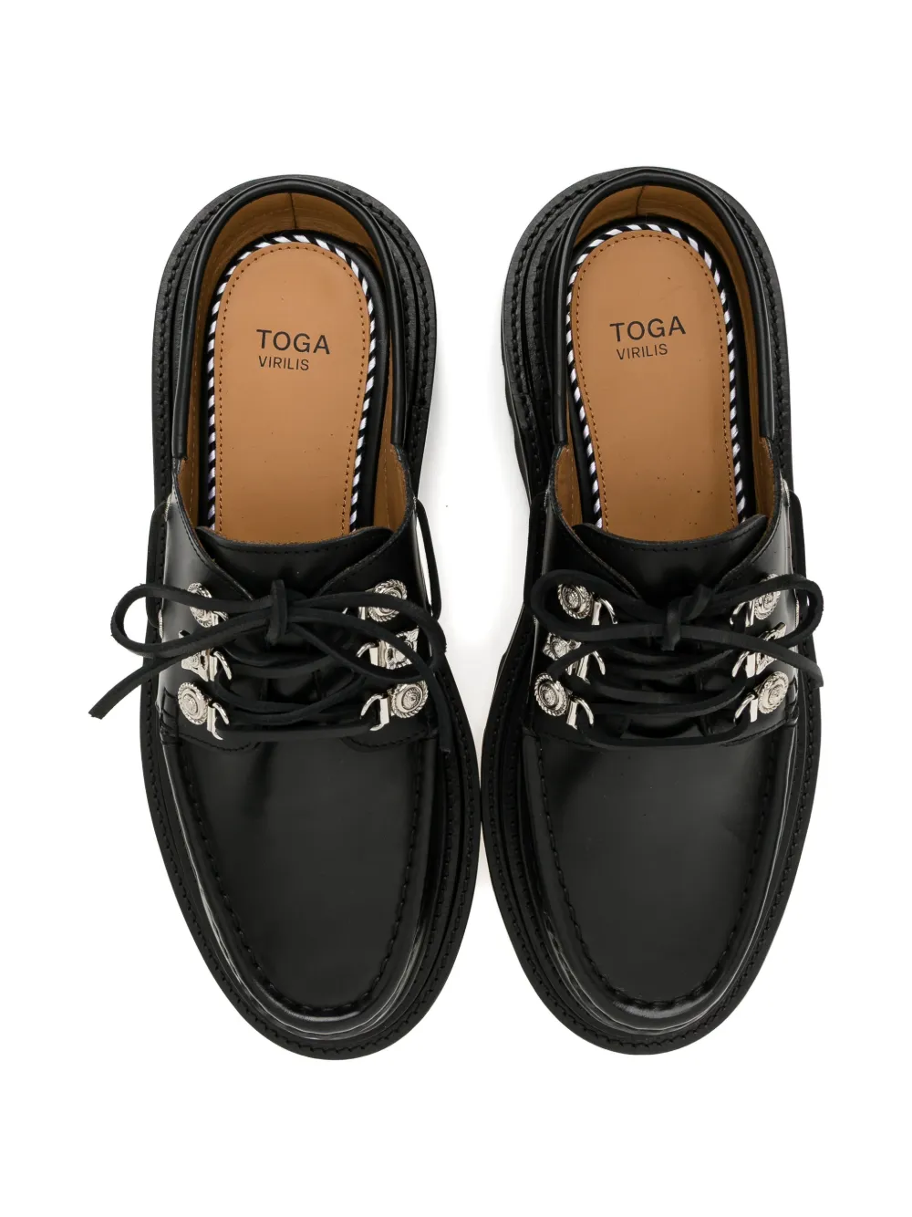 Toga Virilis Metalen muiltjes Zwart