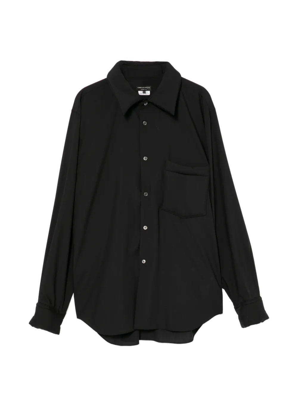 Comme des Garçons Homme Plus Camicia con taschino - Nero