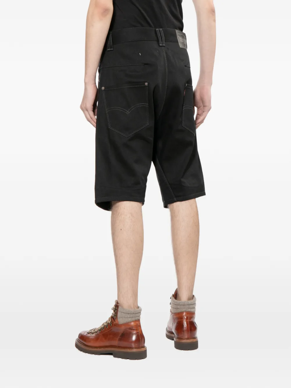 Junya Watanabe MAN x Levi's denim shorts Zwart