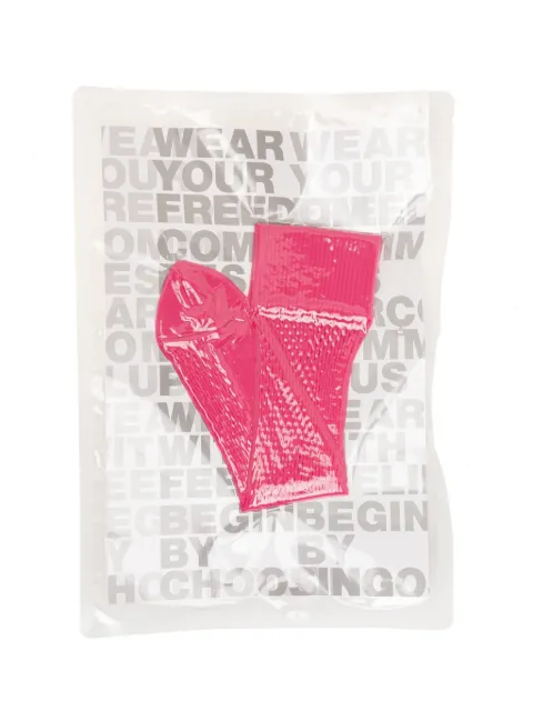 Comme des Garçons Homme Plus cut-out elasticated socks