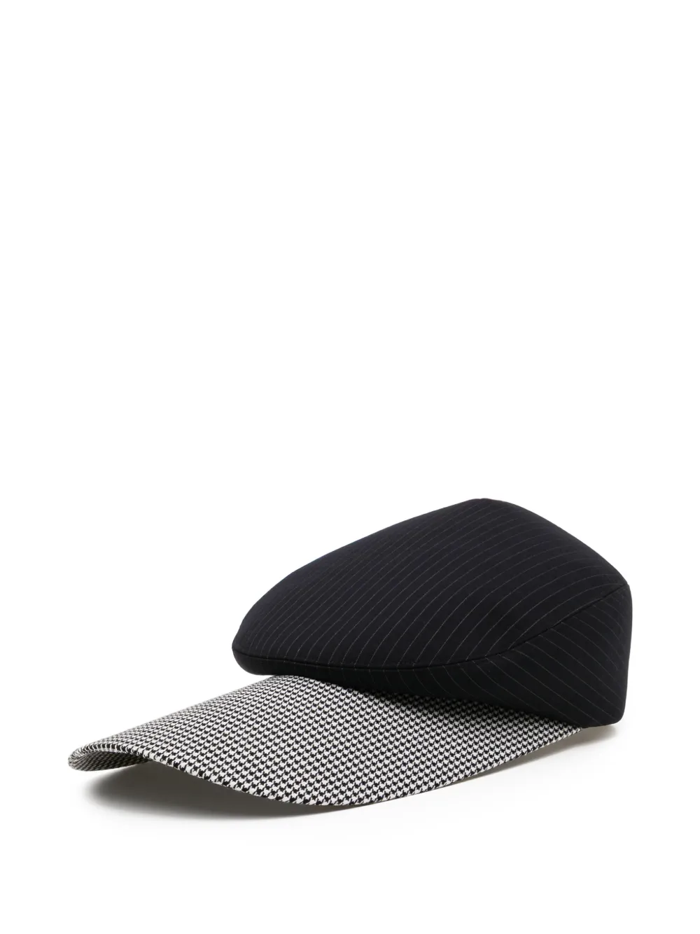 Comme des Garçons Homme Plus Cappello gessato - Nero
