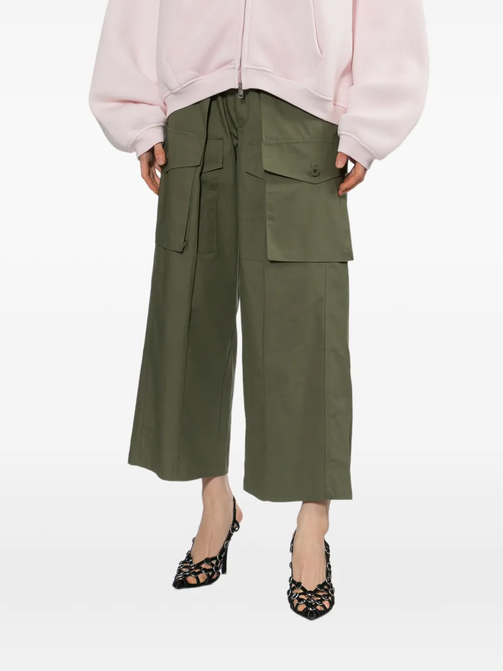  Halfboy Cargo In Cotone - Verde 