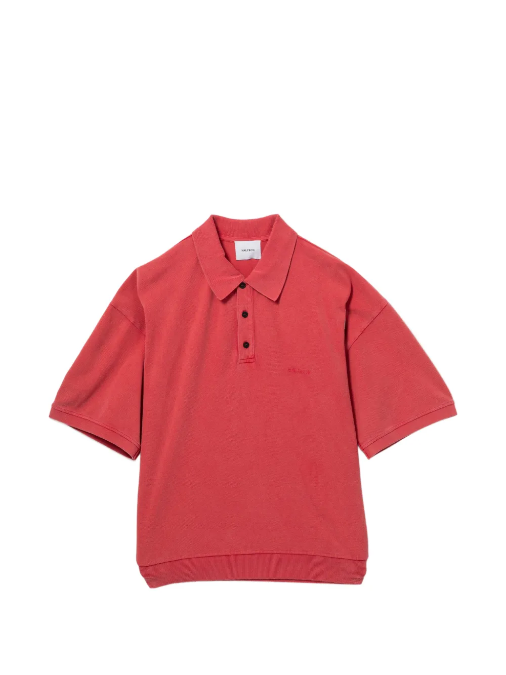 Halfboy Polo a coste - Rosso