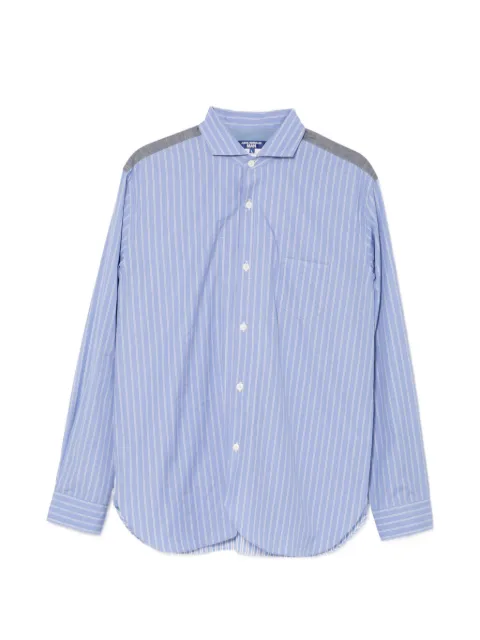 Junya Watanabe MAN camisa con rayas estampadas
