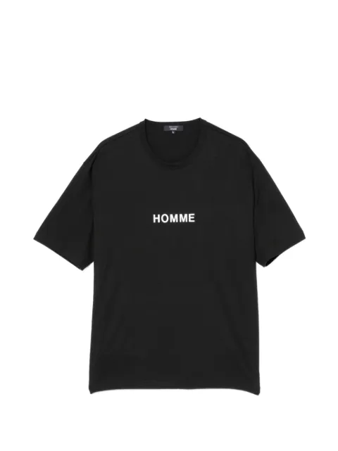 Comme des Garçons Homme camiseta con logo estampado