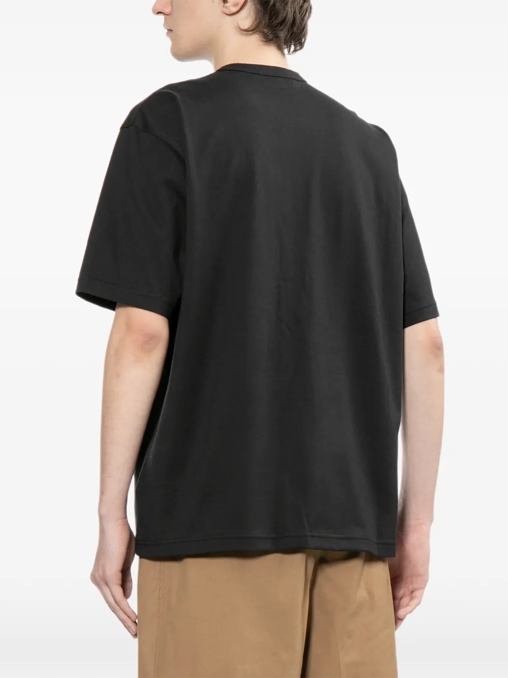 Comme des Garçons Homme T-shirt met logoprint Zwart