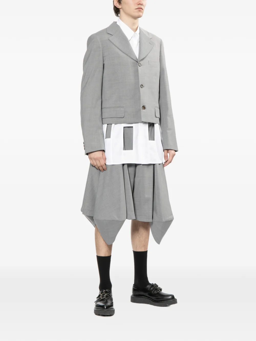 Comme des Garçons Homme Plus Shorts met omslag Grijs