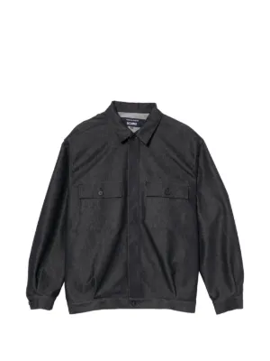 Comme Des Garçons Homme leather-collar Jacket | Black | FARFETCH