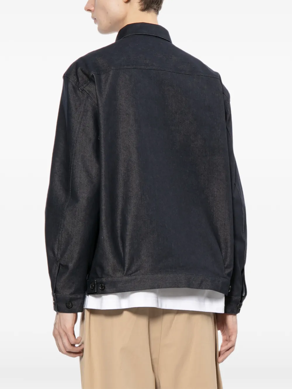 Comme des Garçons Homme Denim jack Blauw