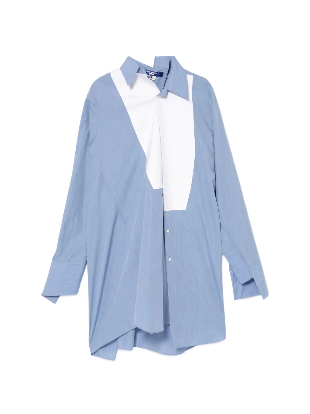 Junya Watanabe MAN Camicia con applicazione - Blu