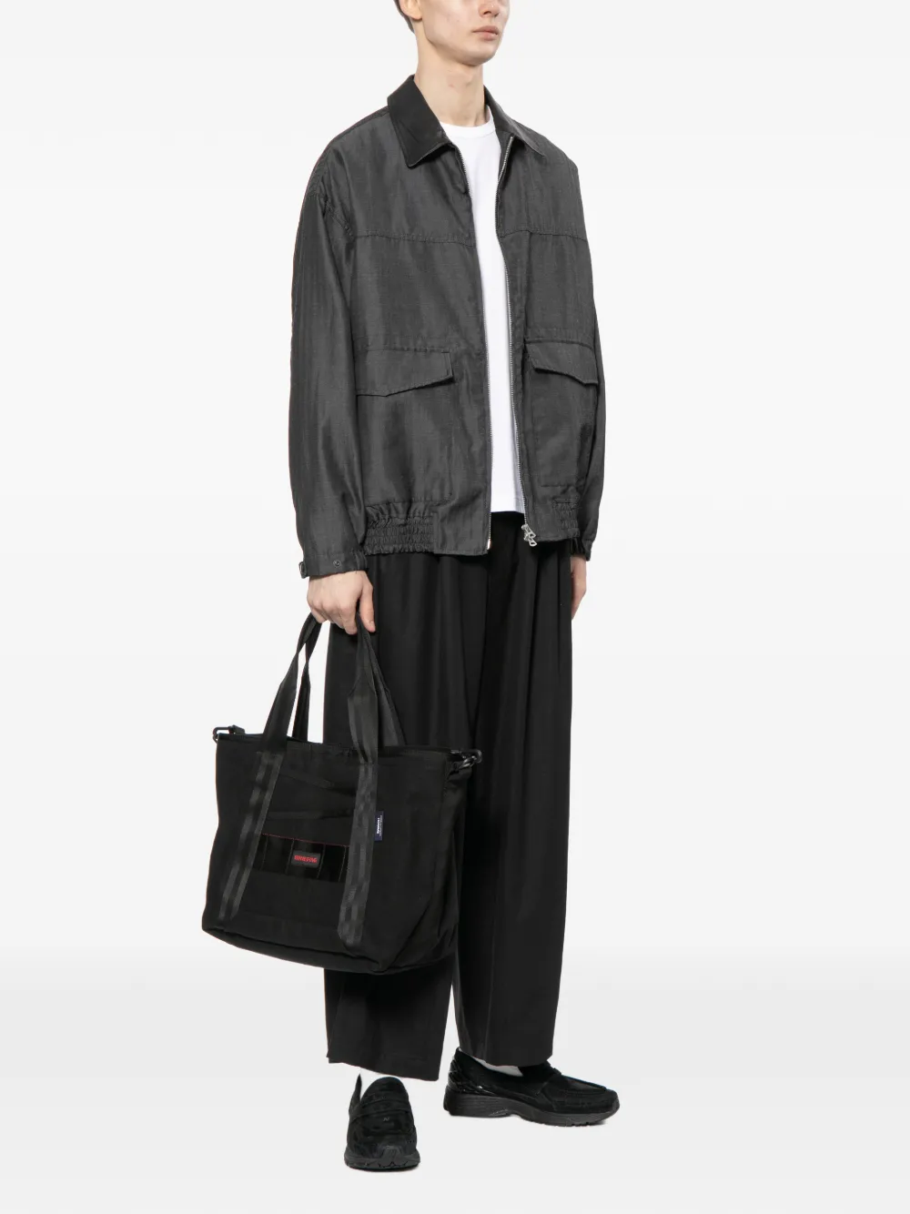 Comme des Garçons Homme Shopper met logopatch Zwart